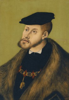 Portrait of the Emperor Charles V (1500-1558), 1533. Artist: Cranach, Lucas, the Elder (1472-1553)