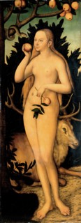 Eve, after 1537. Artist: Cranach, Lucas, the Elder (1472-1553)