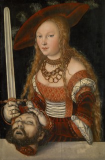 Judith with the Head of Holofernes, ca 1530. Artist: Cranach, Lucas, the Elder (1472-1553)