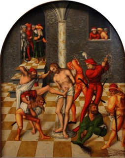 The Flagellation of Christ, 1538. Artist: Cranach, Lucas, the Elder (1472-1553)