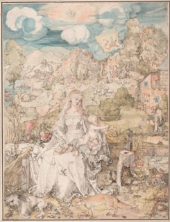 Mary among a Multitude of Animals, ca 1503. Artist: Dürer, Albrecht (1471-1528)