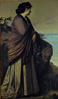 On the Seashore (Modern Iphigenia), 1875. Artist: Feuerbach, Anselm (1829-1880)