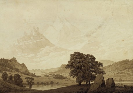 Autumn - Evening - Maturity (from the seasons, times of day, and ages of man cycle, 1803. Artist: Friedrich, Caspar David (1774-1840)