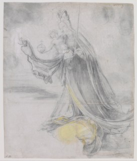 Virgin and Child in the Clouds, ca 1509-1511. Artist: Grünewald, Matthias (ca 1470-1528)