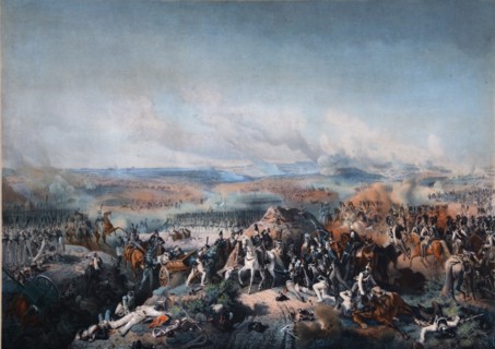 The Battle of Borodino on August 26, 1812, First quarter of 19th cen.. Artist: Hess, Peter von (1792?1871)