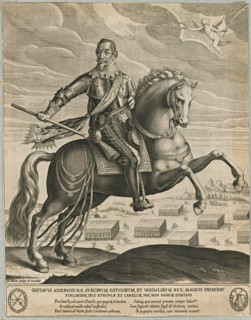 Gustavus Adolphus of Sweden. Artist: Kilian, Lucas (1579-1637)