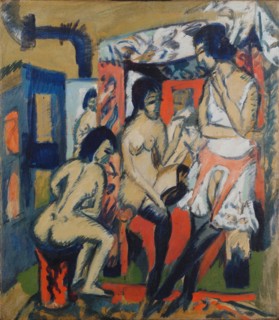 Nudes in Studio, 1912. Artist: Kirchner, Ernst Ludwig (1880-1938)