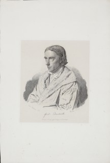 Johann Friedrich Overbeck (1789-1869), 1837. Artist: Küchler, Carl (1807-1843)