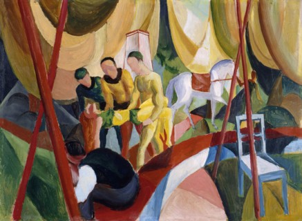 Circus, 1913. Artist: Macke, August (1887-1914)