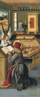 Saint Matthew the Evangelist, 1478. Artist: Mälesskircher, Gabriel (ca. 1425-1495)