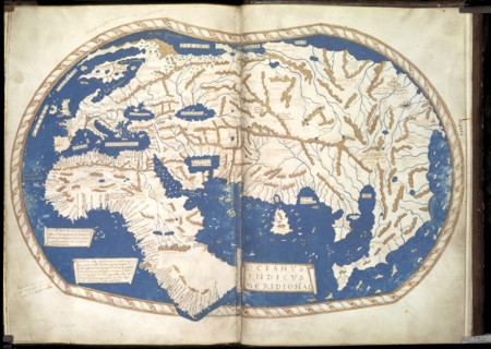 Map of the world, c. 1490. Artist: Martellus Germanus, Henricus (active 1480-1496)