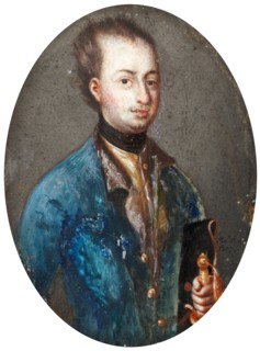 Portrait of the King Charles XII of Sweden (1682-1718). Artist: Möller, Johannes Heinrich (1814-1885)