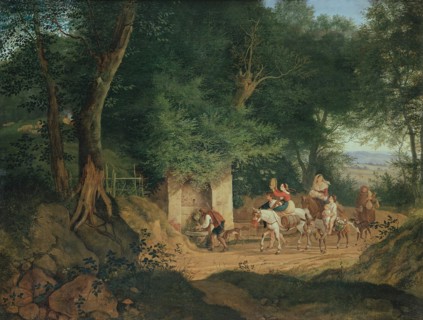 The Well in the Wood at Ariccia, 1831. Artist: Richter, Gustav (Karl Ludwig) (1823-1884)