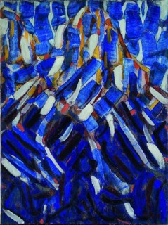 Abstraction (the Blue Mountain), 1912. Artist: Rohlfs, Christian (1849-1938)