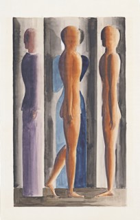 Formation. Tri-partition, 1926. Artist: Schlemmer, Oskar (1888-1943)