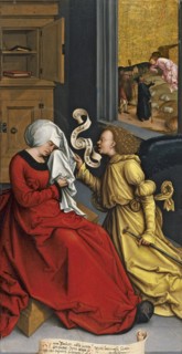 The Annunciation to Saint Anne, ca. 1505-1510. Artist: Strigel, Bernhard (ca 1460-1528)