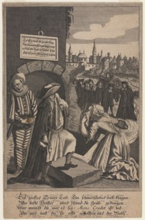 Allegory on the Death of Credit, Early 18th cen.. Artist: Anonymous