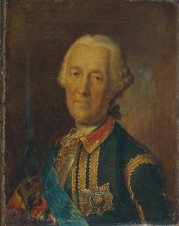 Portrait of the field marshal and politician Count Burkhard Christoph von Munnich (1683-1767), 1764. Artist: Buchholz, Heinrich (1735-1780)