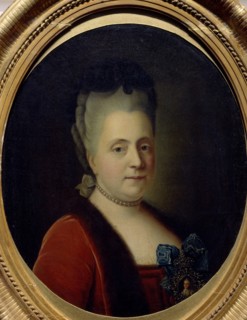 Portrait of the Lady-in-waiting Princess Daria Alexeyevna Golitsyna (1724-1798), 1772. Artist: Buchholz, Heinrich (1735-1780)