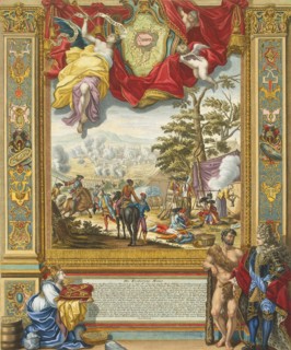Siege of Mons by the Allied Troops in 1709, Early 18th cen.. Artist: Corvinus, Johann August (1683-1738)