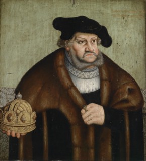 Portrait of Frederick III, Elector of Saxony (1463-1525). Artist: Cranach, Lucas, the Elder (1472-1553)