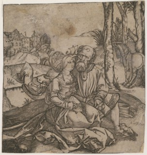 The ill-assorted Couple, c. 1495. Artist: Dürer, Albrecht (1471-1528)