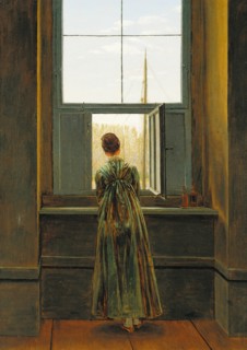 Woman at a Window, 1822. Artist: Friedrich, Caspar David (1774-1840)