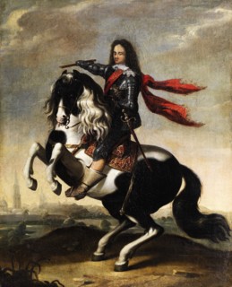 Equestrian Portrait of Valdemar Christian of Schleswig-Holstein (1622-1656). Artist: Heimbach, Wolfgang (c.1610-after 1678)