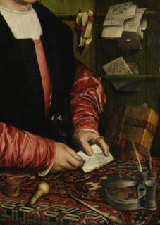 The Merchant Georg Gisze (Detail), 1532. Artist: Holbein, Hans, the Younger (1497-1543)