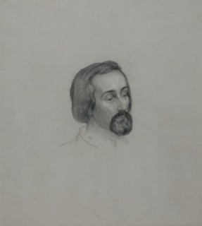 Portrait of the poet Heinrich Heine (1797-1856), 1851. Artist: Kietz, Ernst Benedikt (1815-1892)