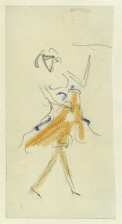 A Dancer, 1909-1910. Artist: Kirchner, Ernst Ludwig (1880-1938)