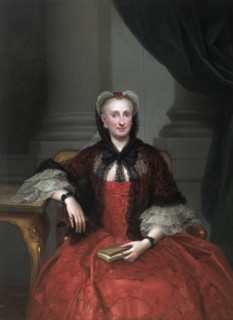 Portrait of Maria Amalia of Saxony (1724?1760), Queen consort of Spain, ca 1760. Artist: Mengs, Anton Raphael (1728-1779)