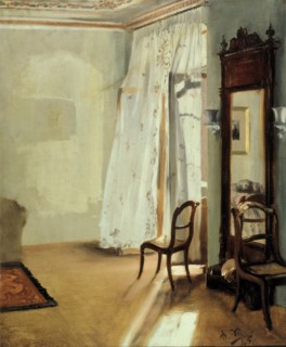 The Balcony Room, 1845. Artist: Menzel, Adolph Friedrich, von (1815-1905)