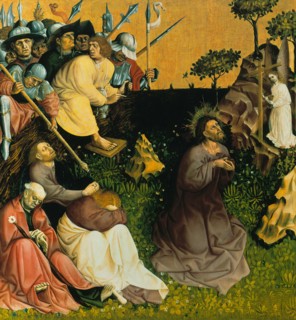 The Agony in the Garden. The Wings of the Wurzach Altar, 1437. Artist: Multscher, Hans (c. 1400-1467)