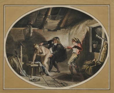 La Jument du compère Pierre (after the poem by Jean de La Fontaine), 1800. Artist: Ramberg, Johann Heinrich (1763-1840)