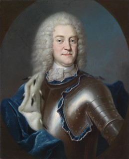Portrait of Christian Ludwig II, (1683-1756) Duke of Mecklenburg, 1731-1732. Artist: Weissmann, Georg (1706-1760)