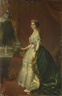 Portrait of Eugénie de Montijo (1826-1920), Empress of the French, 1853. Artist: Winterhalter, Franz Xavier (1805-1873)