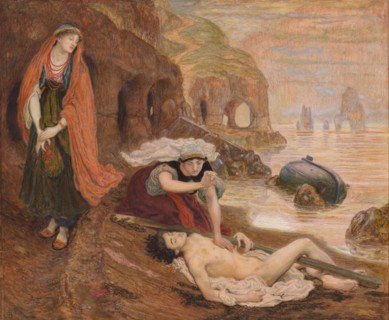 The finding of Don Juan by Haidée, 1869-1870. Artist: Brown, Ford Madox (1821-1893)