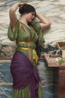 A Fair Reflection, 1915. Artist: Godward, John William (1861?1922)