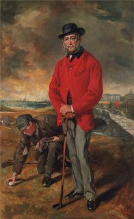 Portrait of John Whyte-Melville, of Bennochy and Strathkinness (1797-1883). Artist: Grant, Sir Francis (1803-1878)