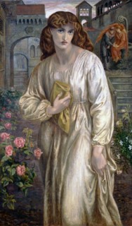Salutation of Beatrice, 1880-1882. Artist: Rossetti, Dante Gabriel (1828-1882)