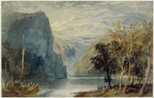 The Lorelei rock, 1817. Artist: Turner, Joseph Mallord William (1775-1851)