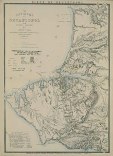 Map of the Environs of Sevastopol, 1854. Artist: Wyld, James (1812-1887)