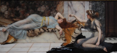 Mischief and Repose, 1895. Artist: Godward, John William (1861?1922)