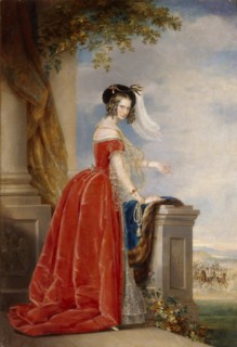 Portrait of Empress Alexandra Fyodorovna (Charlotte of Prussia), Emperor's Nicholas I wife (1798-1860), after 1844. Artist: Robertson, Christina (1796-1854)