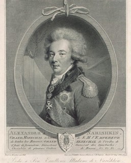 Portrait of Count Alexander Lvovich Naryshkin (1760-1826), 1801. Artist: Saunders, Joseph (active Early 19th cen.)