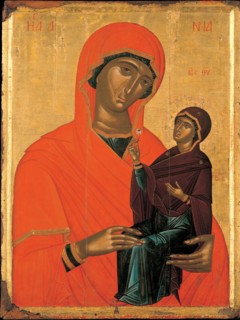 Saint Anne with the Virgin, ca 1440-1460. Artist: Akotandos, Angelos (active ca. 1425-1460)