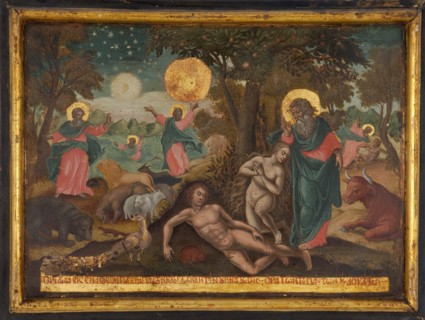 Credo in Deum, Creation (The Creed of the Apostles), 1700. Artist: Greek icon