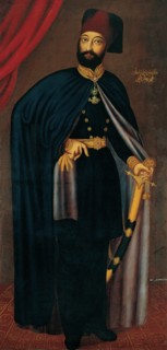 Portrait of Mahmud II (1785-1839), Sultan of the Ottoman Empire, after 1828. Artist: Karantzoulas, Athanasios (active 19th century)