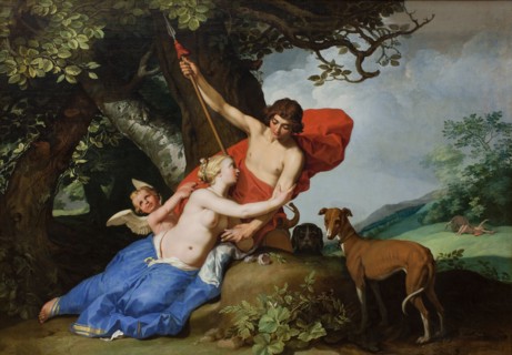 Venus and Adonis, 1632. Artist: Bloemaert, Abraham (1566-1651)
